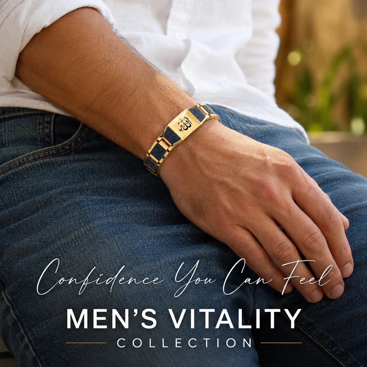 ✨Magnetic therapy bracelet/Natural restoration of male vitality