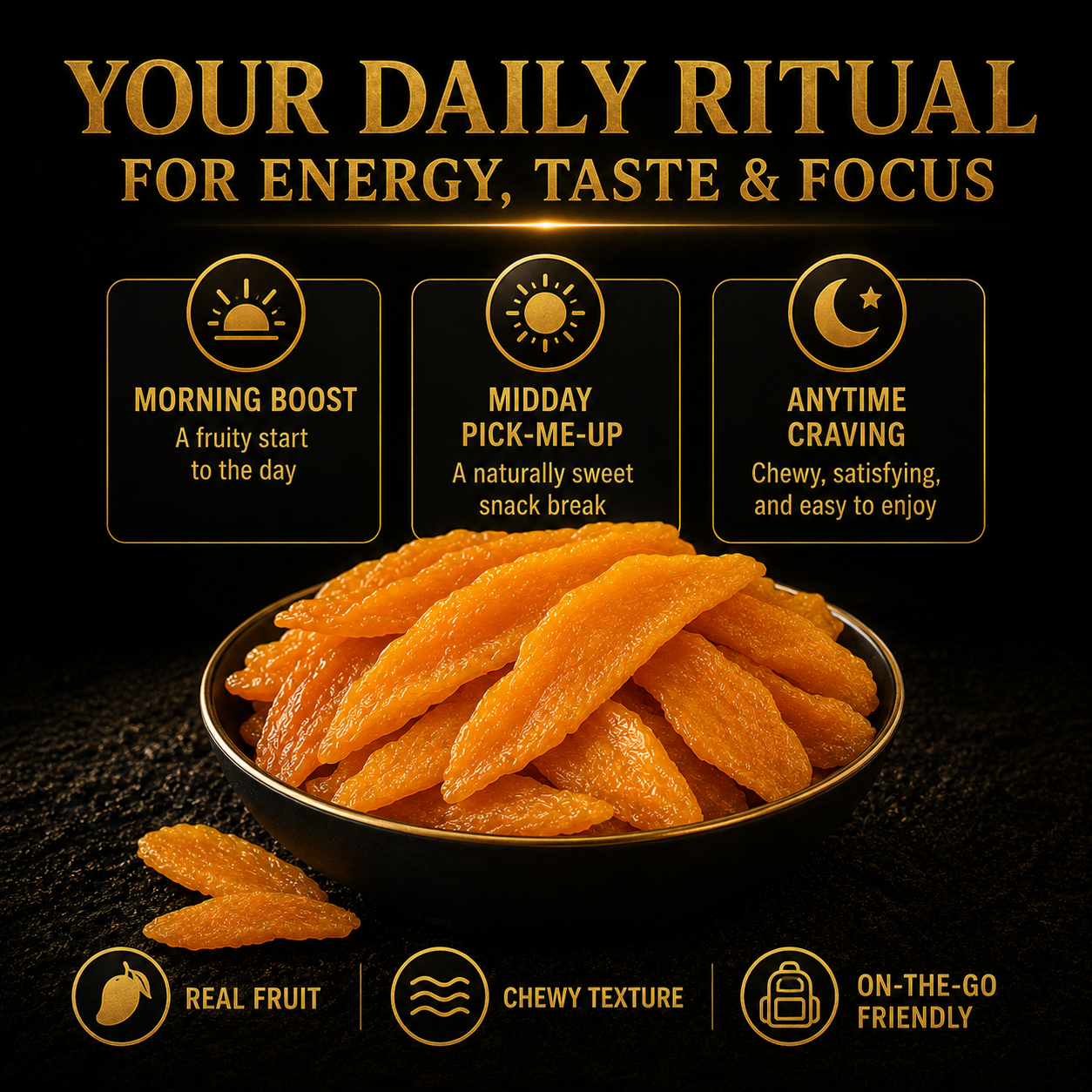 🥭 Sweet & Chewy Dried Mango – Weight Management, Digestive Health & Energy Support
