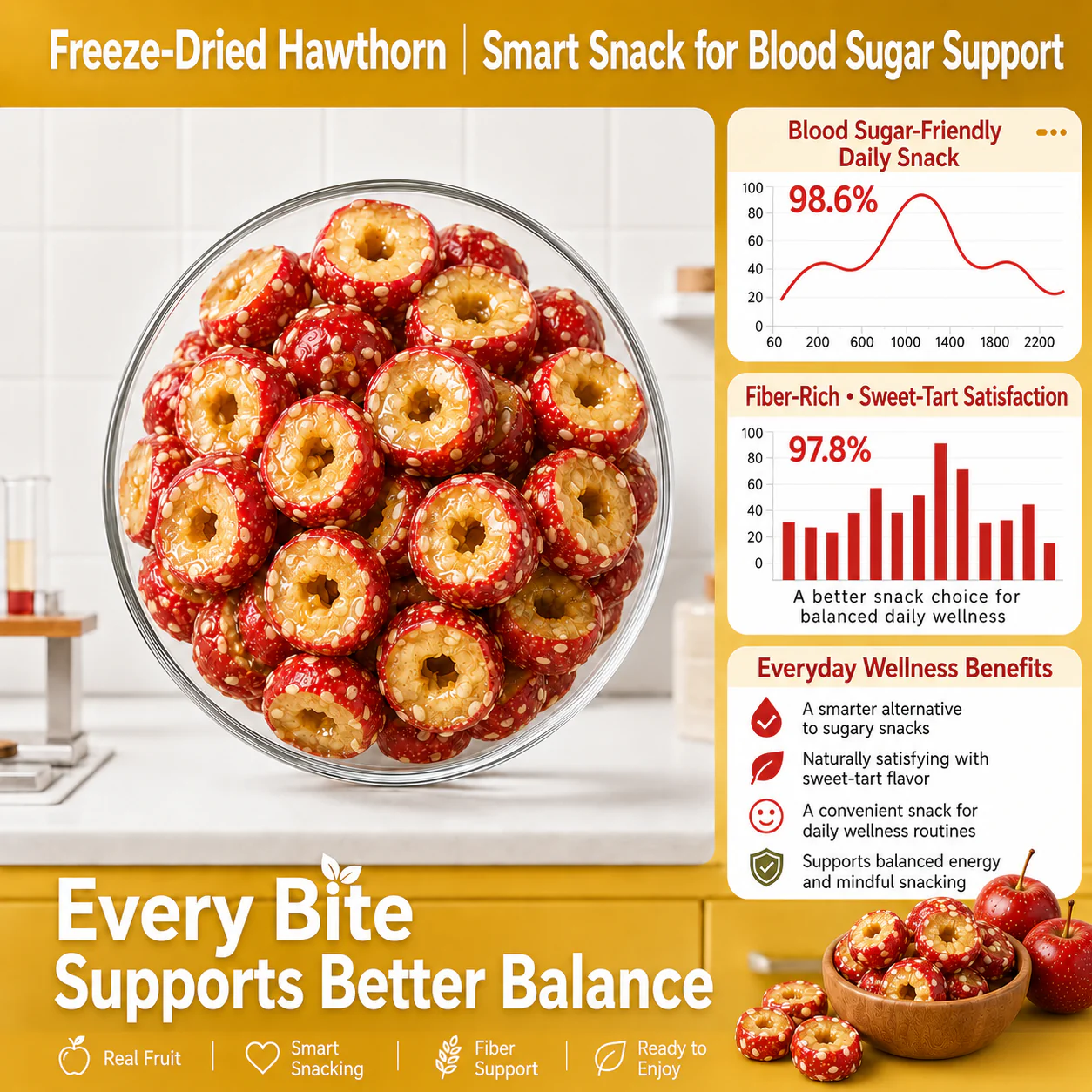 💯 Say goodbye to sugar spikes! 🌿 Support healthy glucose metabolism with premium Hollow Hawthorn