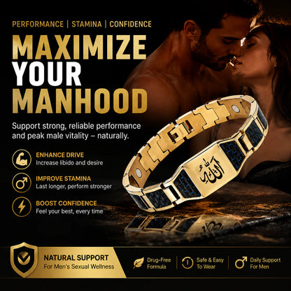 ✨Magnetic therapy bracelet/Natural restoration of male vitality