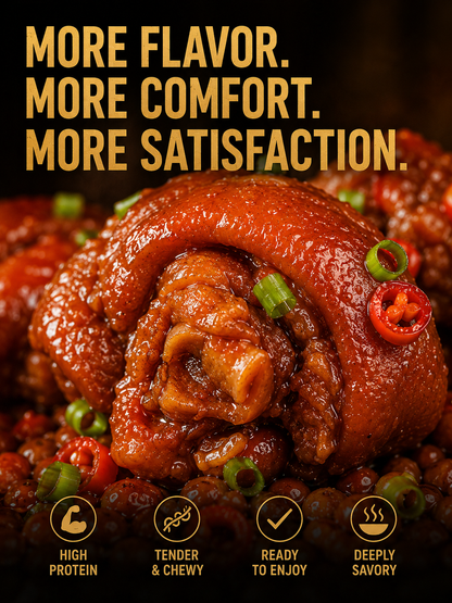 💪Control Cravings Without Giving Up Real Food ✨Premium Berkshire Caramelized Braised Pork Trotters 🐷