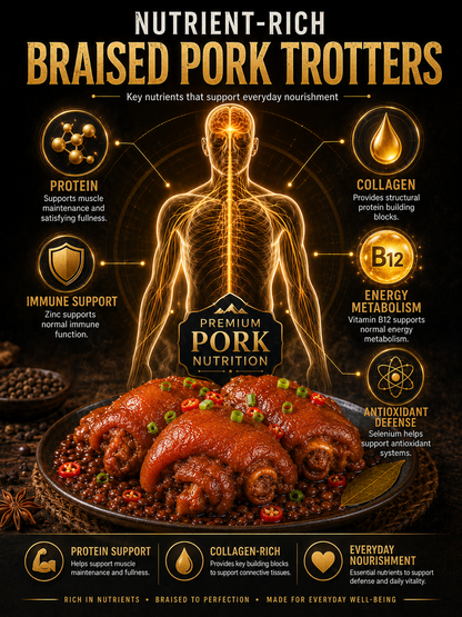 💪Control Cravings Without Giving Up Real Food ✨Premium Berkshire Caramelized Braised Pork Trotters 🐷