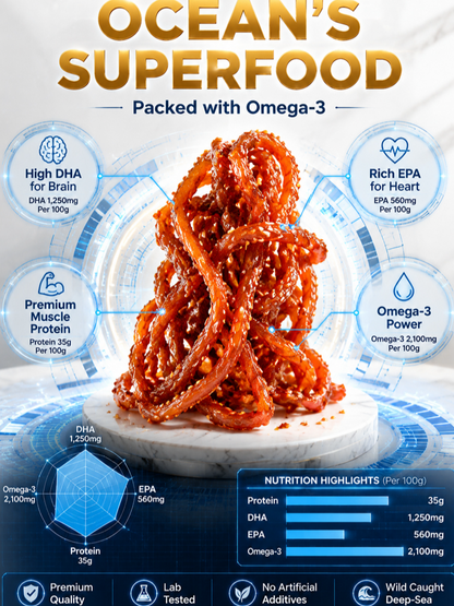 Spicy Honey Sesame Eel Jerky