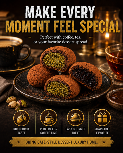 🍪 **Dubai Velvet Cookies - 🏆💎 Premium Pistachio Dark Chocolate & Uji Matcha Cookies**