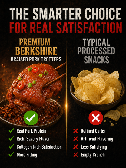 💪Control Cravings Without Giving Up Real Food ✨Premium Berkshire Caramelized Braised Pork Trotters 🐷