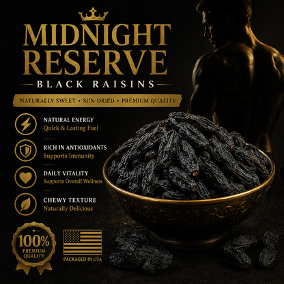 💎Black Crown Reserve Raisins – Rich,💯 Chewy Fruit for Strength & Stamina（副本）