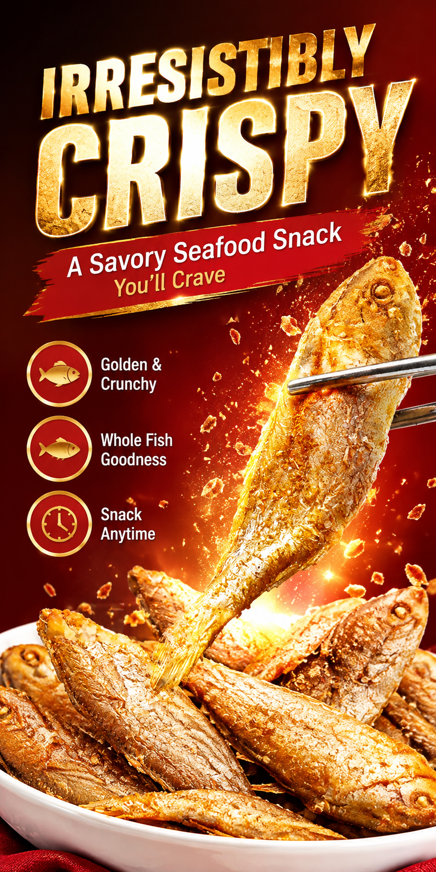 🐟High-Protein Ready-to-Eat Deep-Sea Fish Crisps