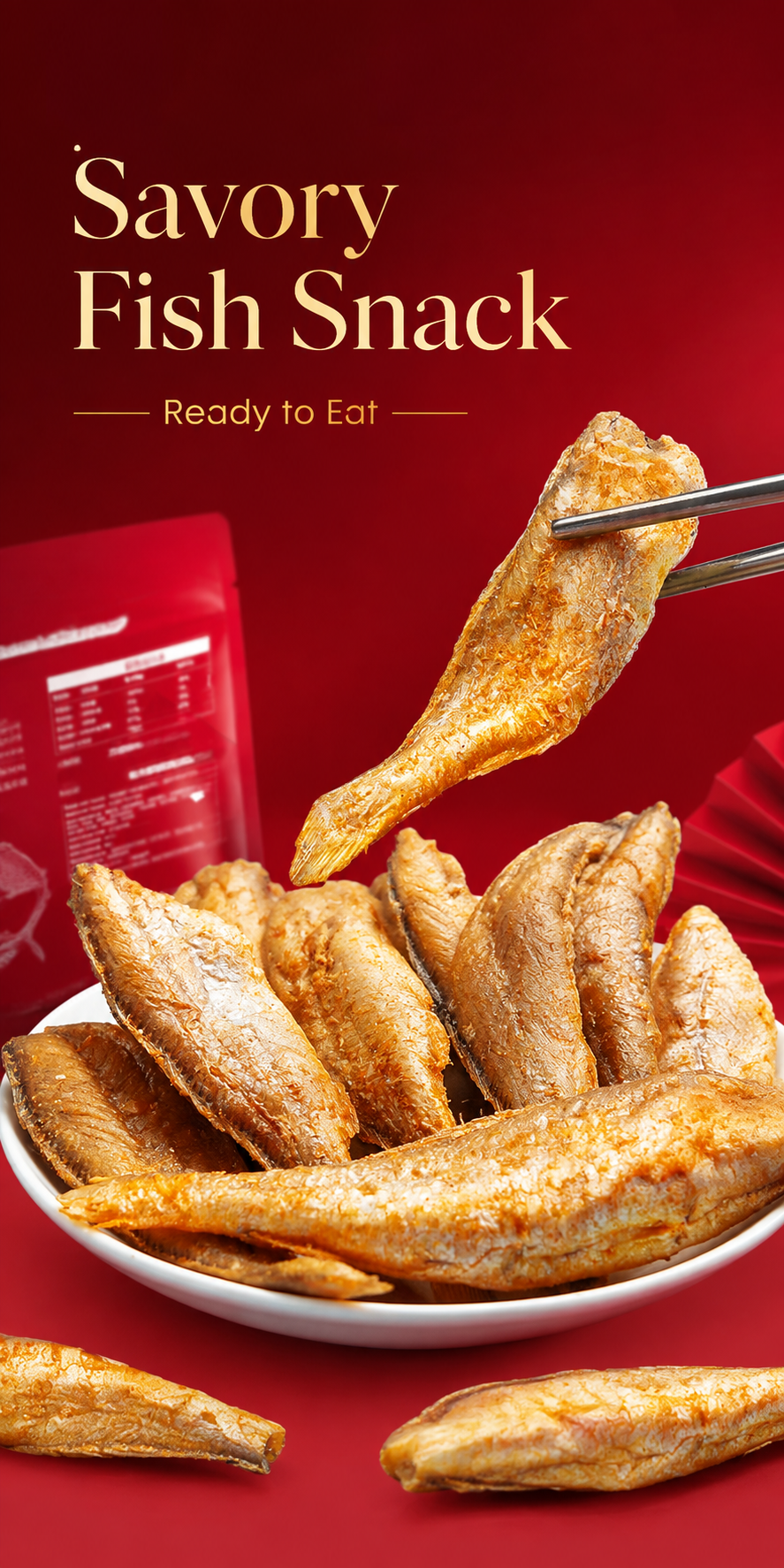 🐟High-Protein Ready-to-Eat Deep-Sea Fish Crisps