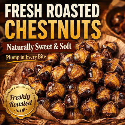🌰Italian Golden Chestnuts — Naturally Low in Fat, Satisfying & Plant-Based 🌿