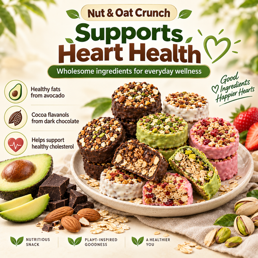 🥜 Nut & Oat Crunch – ❤️ Supports Heart Health, 🌿 Healthy Digestion, ⚡ Sustained Energy & 💪 Lasting Fullness