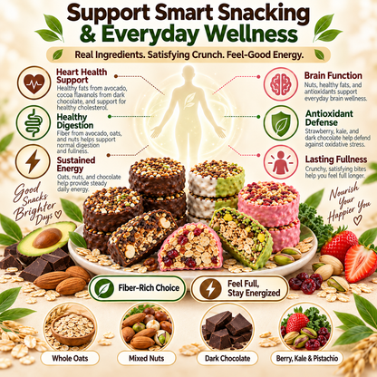 🥜 Nut & Oat Crunch – ❤️ Supports Heart Health, 🌿 Healthy Digestion, ⚡ Sustained Energy & 💪 Lasting Fullness