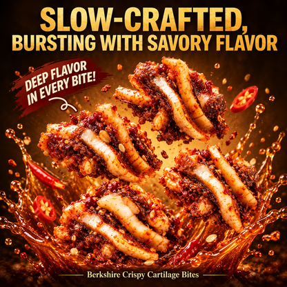 🐷 Berkshire Crispy Pork Cartilage Bites ✨ Protein-Packed • Natural Collagen • Irresistibly Crunchy