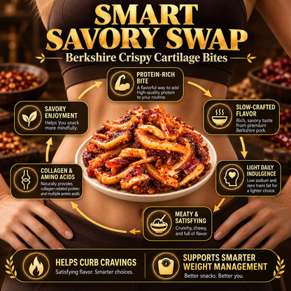 🐷 Berkshire Crispy Pork Cartilage Bites ✨ Protein-Packed • Natural Collagen • Irresistibly Crunchy