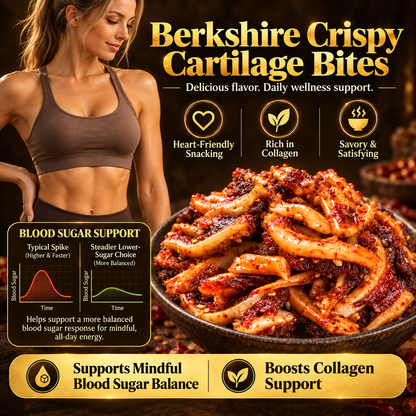 🐷 Berkshire Crispy Pork Cartilage Bites ✨ Protein-Packed • Natural Collagen • Irresistibly Crunchy
