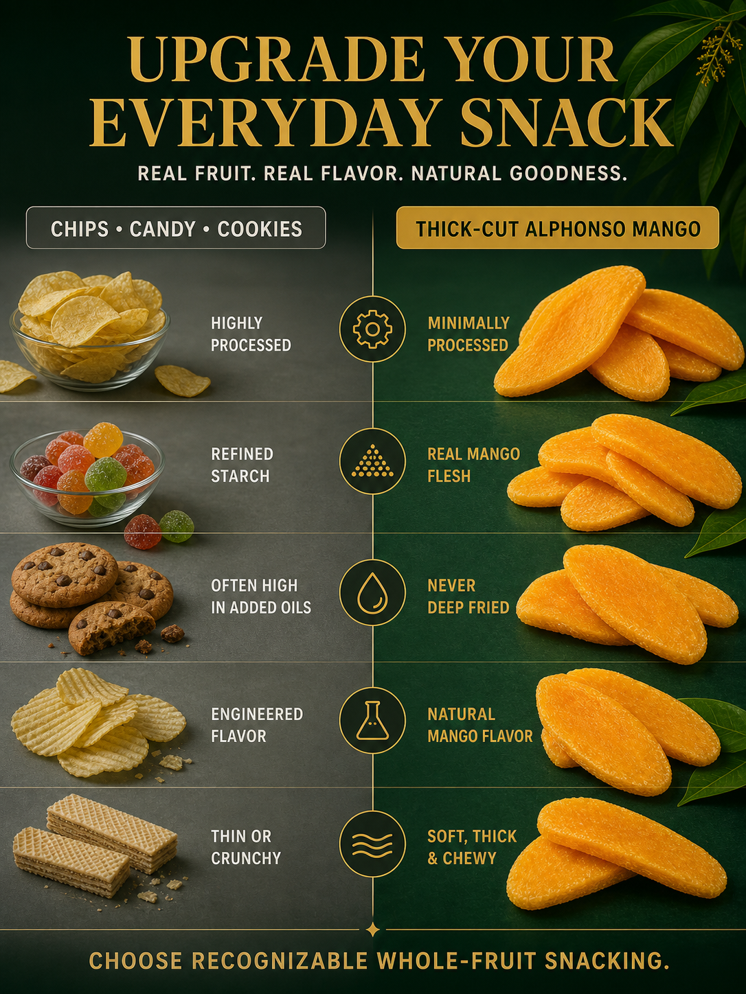 🥭Premium Ratnagiri Alphonso Dried Mango |🌿✨ Rich in Beta-Carotene, Polyphenols & Fibe