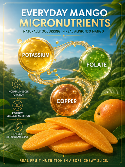 🥭Premium Ratnagiri Alphonso Dried Mango |🌿✨ Rich in Beta-Carotene, Polyphenols & Fibe
