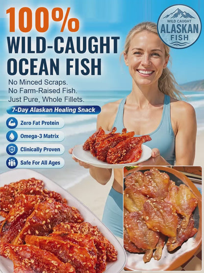 Wild Alaskan Pollock Jerky - Honey SpicySesame | High Protein - No Preservatives